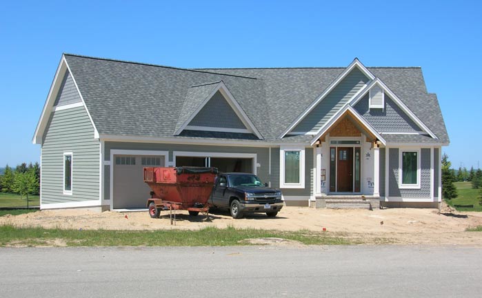 new construction sky & grass enhancement